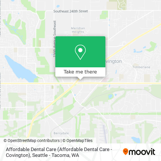 Mapa de Affordable Dental Care