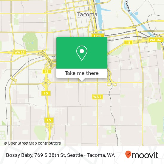 Mapa de Bossy Baby, 769 S 38th St