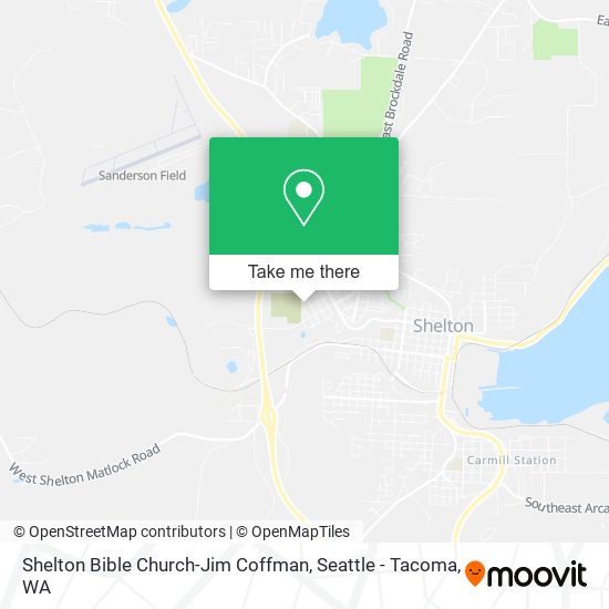 Shelton Bible Church-Jim Coffman map