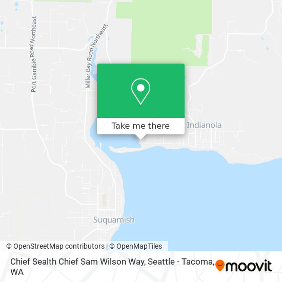 Chief Sealth Chief Sam Wilson Way map