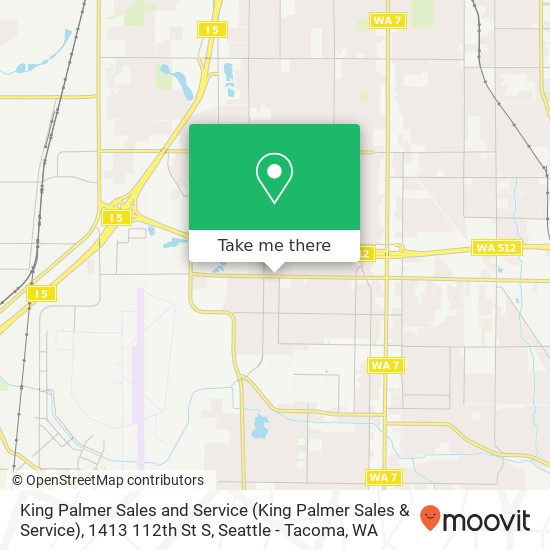 Mapa de King Palmer Sales and Service (King Palmer Sales & Service), 1413 112th St S