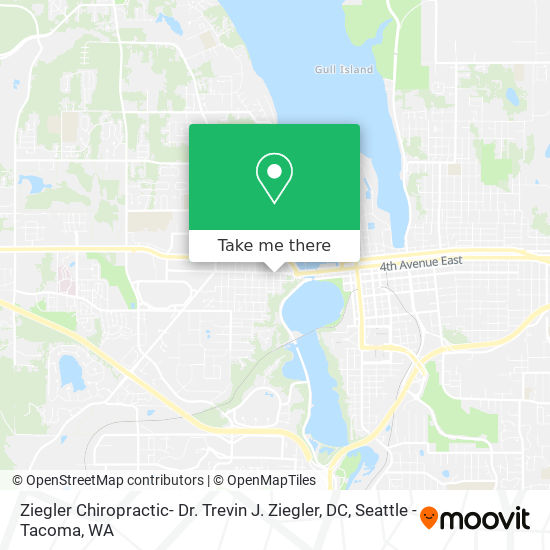 Mapa de Ziegler Chiropractic- Dr. Trevin J. Ziegler, DC