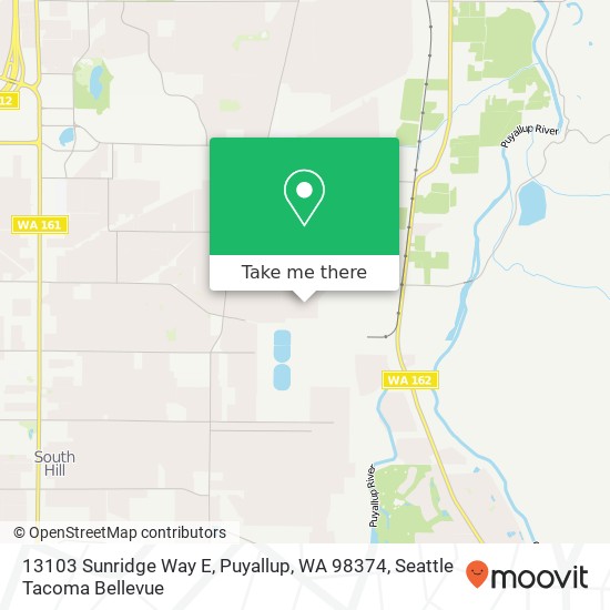 13103 Sunridge Way E, Puyallup, WA 98374 map