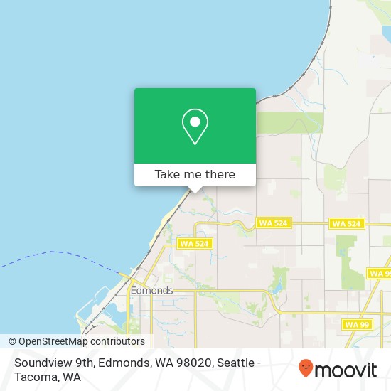 Soundview 9th, Edmonds, WA 98020 map