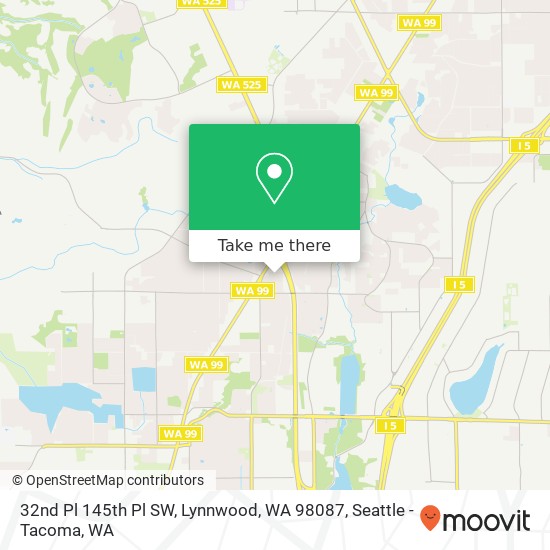 32nd Pl 145th Pl SW, Lynnwood, WA 98087 map