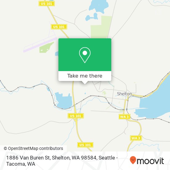 1886 Van Buren St, Shelton, WA 98584 map