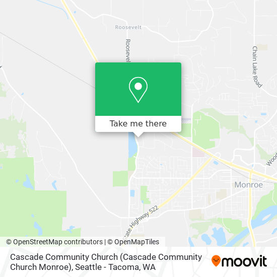 Cascade Community Church map