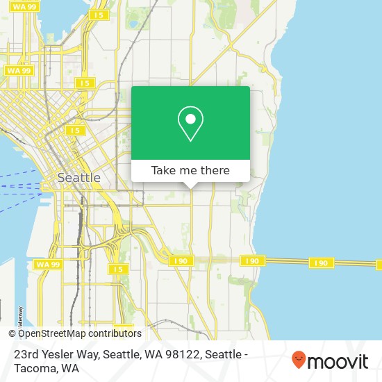 Mapa de 23rd Yesler Way, Seattle, WA 98122