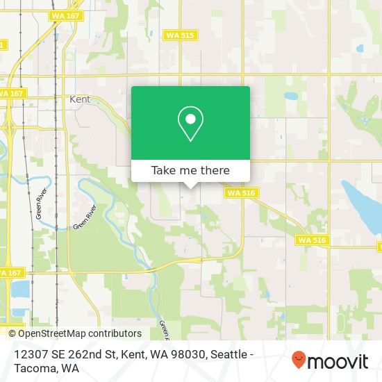 12307 SE 262nd St, Kent, WA 98030 map