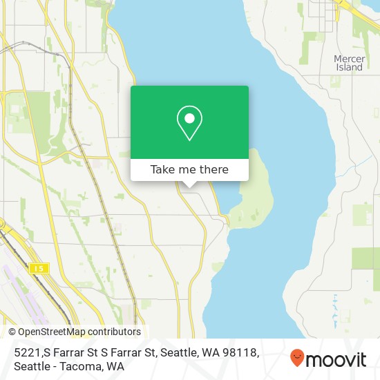 5221,S Farrar St S Farrar St, Seattle, WA 98118 map