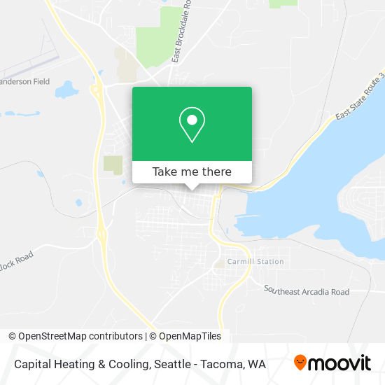 Capital Heating & Cooling map
