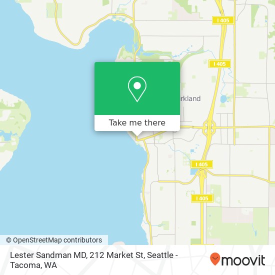 Mapa de Lester Sandman MD, 212 Market St