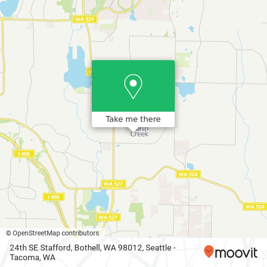 Mapa de 24th SE Stafford, Bothell, WA 98012