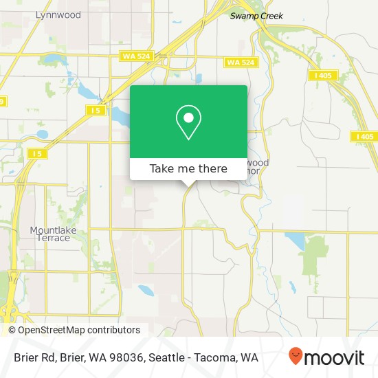 Brier Rd, Brier, WA 98036 map