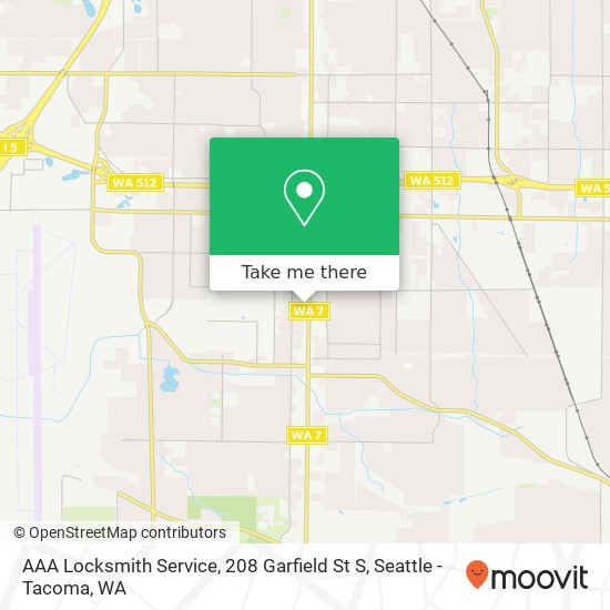 AAA Locksmith Service, 208 Garfield St S map