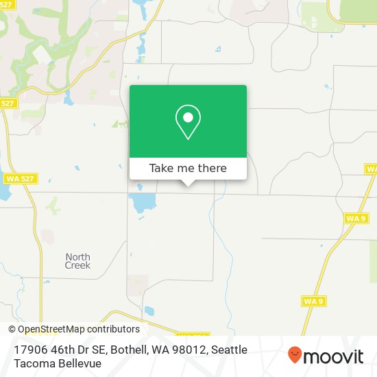 Mapa de 17906 46th Dr SE, Bothell, WA 98012