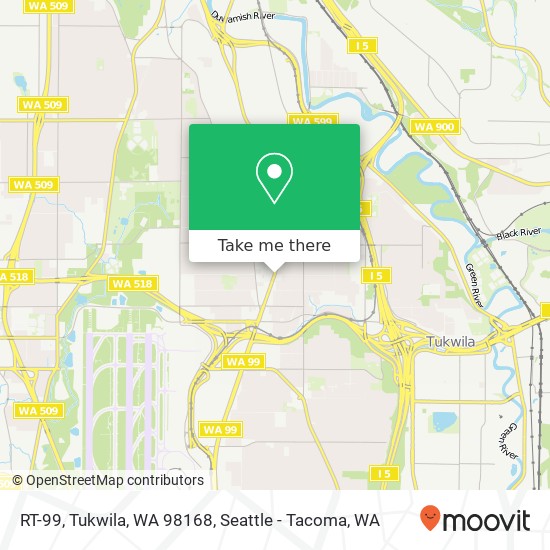 RT-99, Tukwila, WA 98168 map