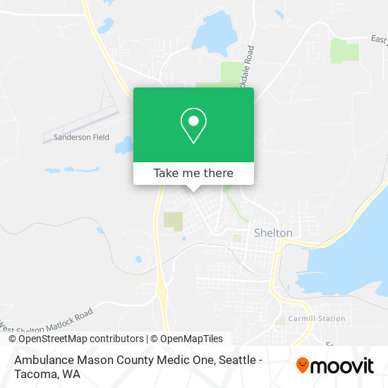 Ambulance Mason County Medic One map