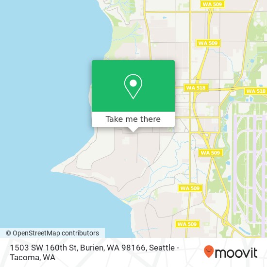 1503 SW 160th St, Burien, WA 98166 map