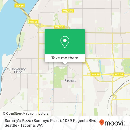 Sammy's Pizza (Sammys Pizza), 1039 Regents Blvd map