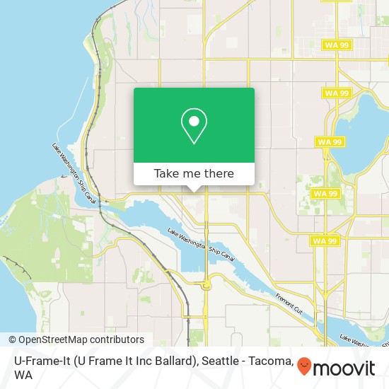 Mapa de U-Frame-It (U Frame It Inc Ballard)