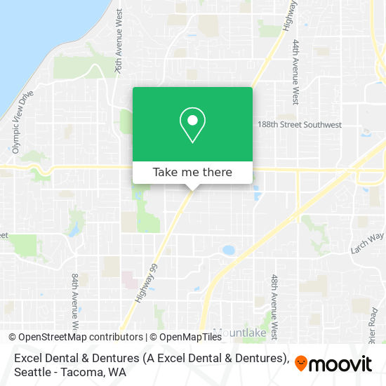 Excel Dental & Dentures map