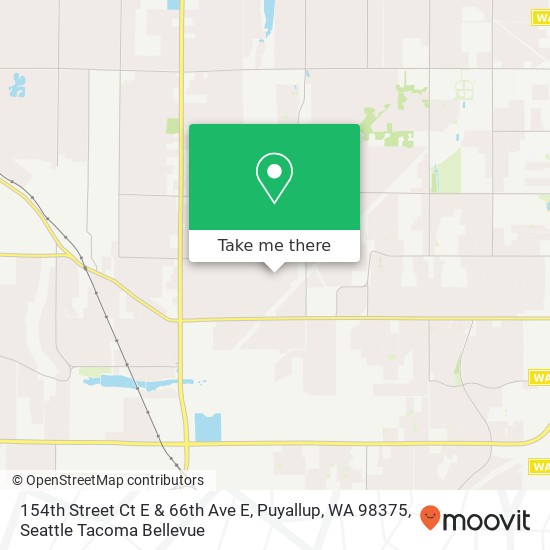 154th Street Ct E & 66th Ave E, Puyallup, WA 98375 map