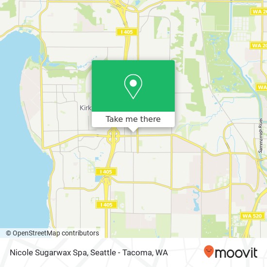 Nicole Sugarwax Spa map