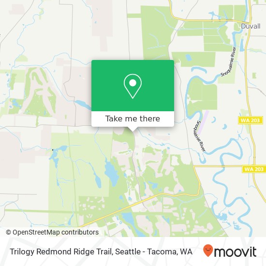 Mapa de Trilogy Redmond Ridge Trail, Redmond, WA 98053