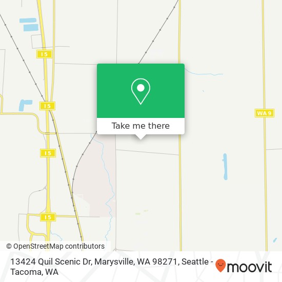 Mapa de 13424 Quil Scenic Dr, Marysville, WA 98271