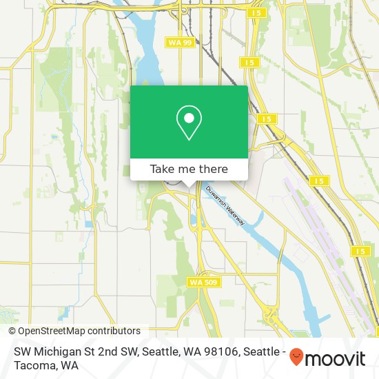 SW Michigan St 2nd SW, Seattle, WA 98106 map