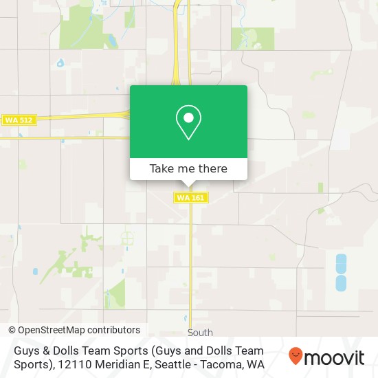 Guys & Dolls Team Sports (Guys and Dolls Team Sports), 12110 Meridian E map