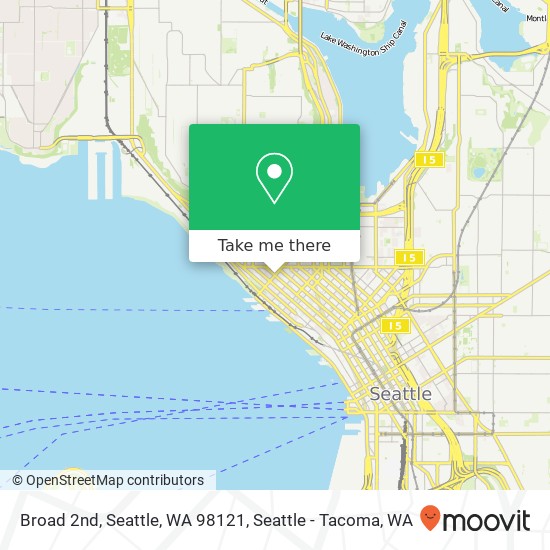 Mapa de Broad 2nd, Seattle, WA 98121