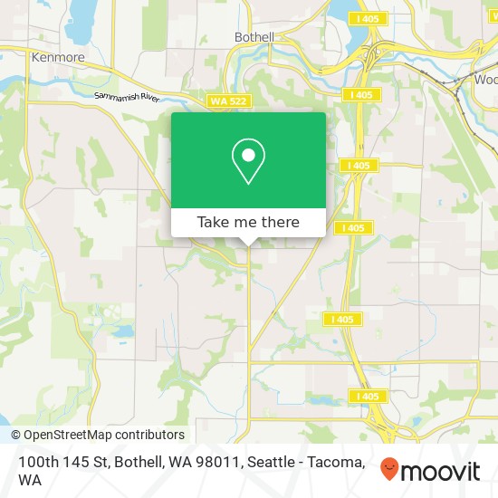 Mapa de 100th 145 St, Bothell, WA 98011