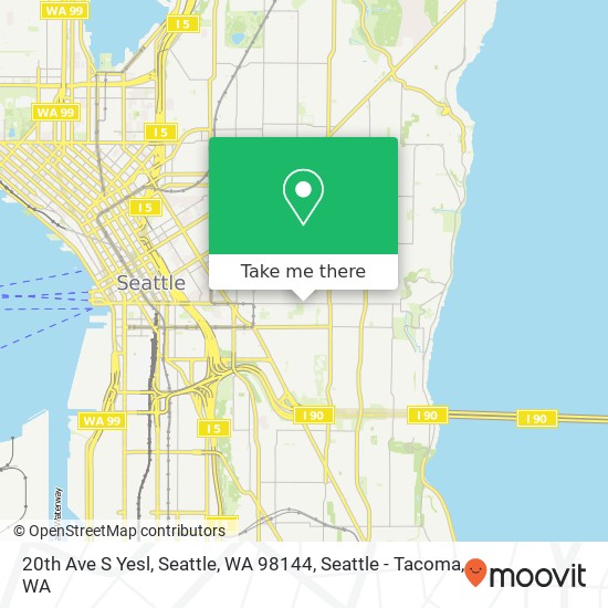 20th Ave S Yesl, Seattle, WA 98144 map