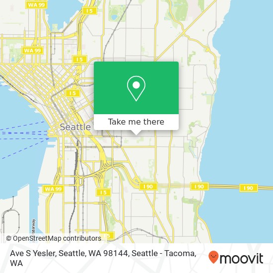 Ave S Yesler, Seattle, WA 98144 map