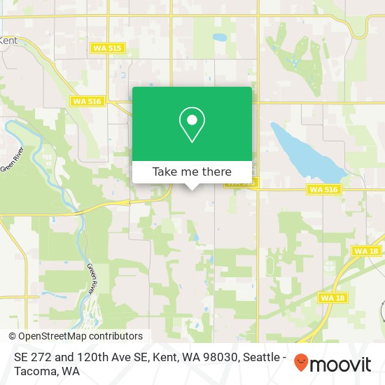 SE 272 and 120th Ave SE, Kent, WA 98030 map