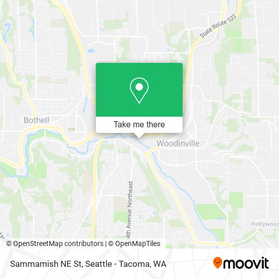 Sammamish NE St map