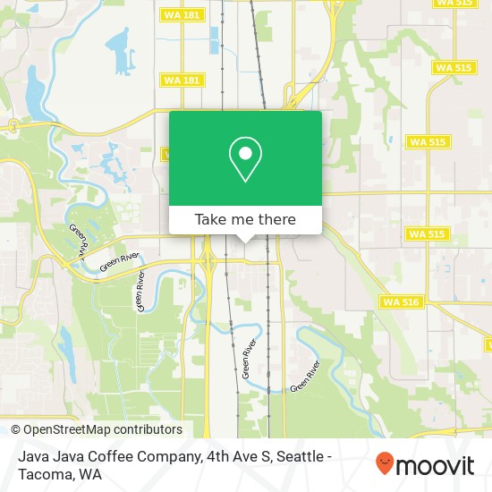 Java Java Coffee Company, 4th Ave S map