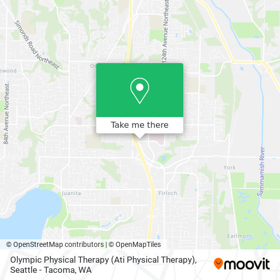 Mapa de Olympic Physical Therapy (Ati Physical Therapy)