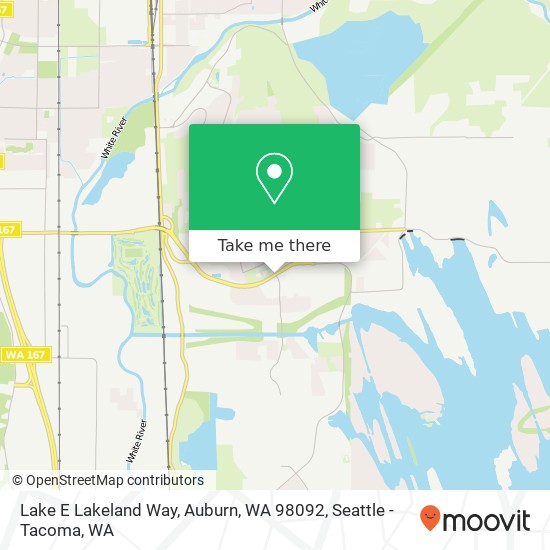 Lake E Lakeland Way, Auburn, WA 98092 map