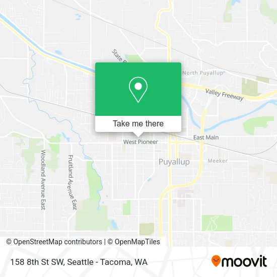 Mapa de 158 8th St SW