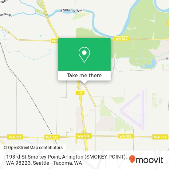 193rd St Smokey Point, Arlington (SMOKEY POINT), WA 98223 map