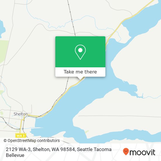 Mapa de 2129 WA-3, Shelton, WA 98584