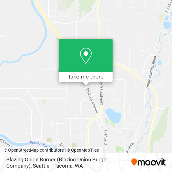 Mapa de Blazing Onion Burger