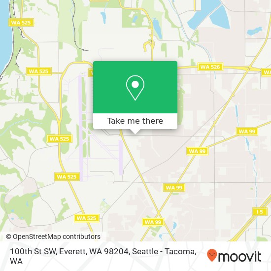 100th St SW, Everett, WA 98204 map