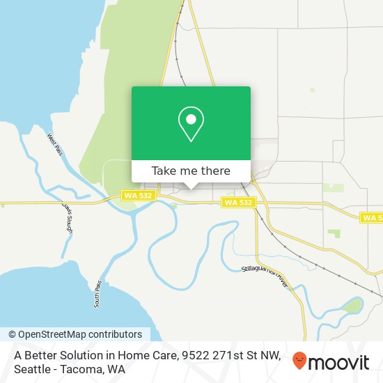 Mapa de A Better Solution in Home Care, 9522 271st St NW