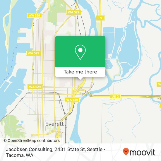 Mapa de Jacobsen Consulting, 2431 State St