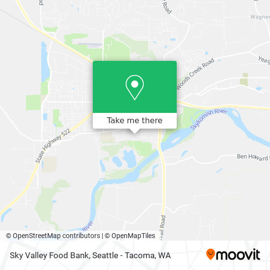 Sky Valley Food Bank map