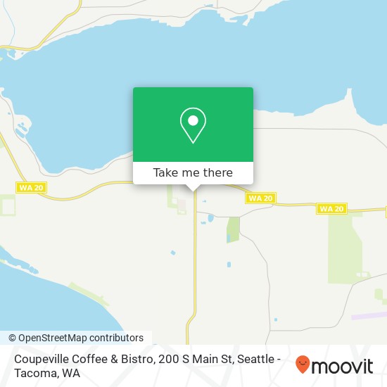 Coupeville Coffee & Bistro, 200 S Main St map